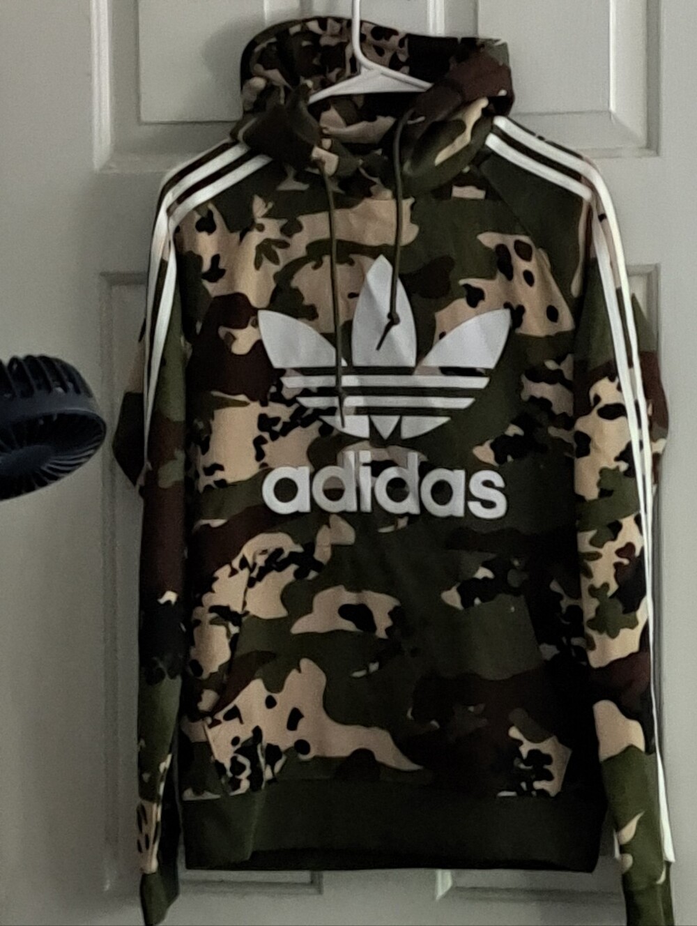 adidas Men's Camouflage Crewneck Hoodie - Green, Brown, Tan